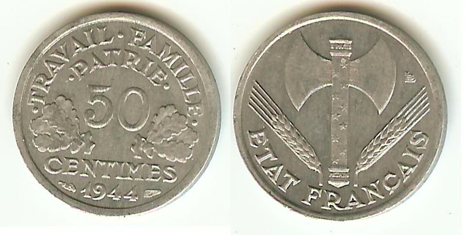 50 Centimes Bazor 1944 AU